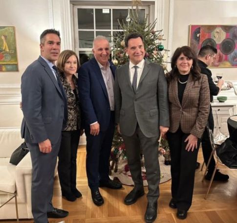 The HMS Board with the Greek Minister of Health.