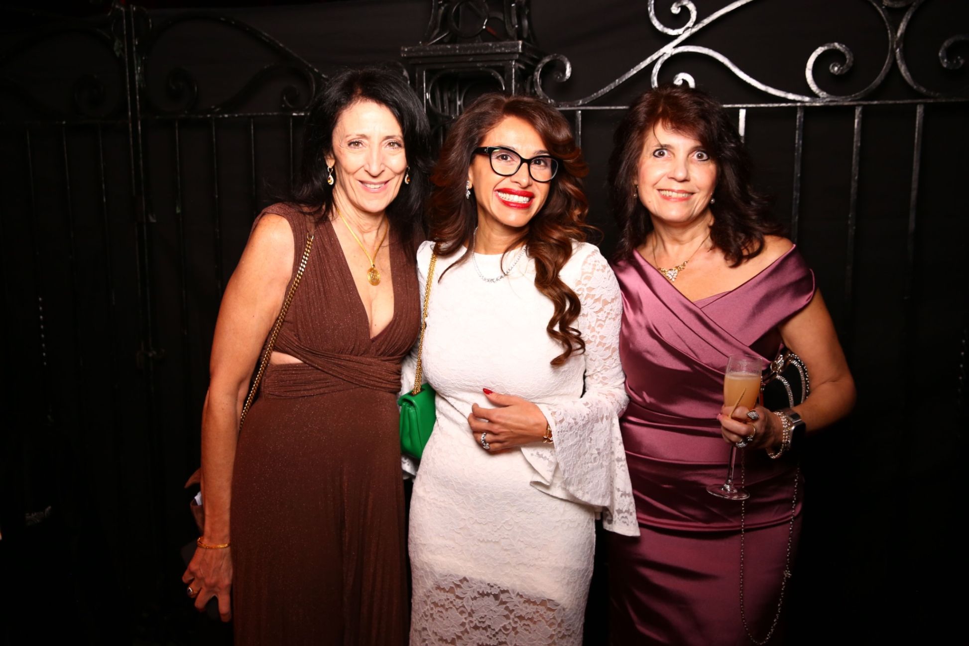 Board and Gala Committee Members Dr. Aspasia Draga and Dr. Stella Douros with Gala Chair Dr. Monica Tadros.