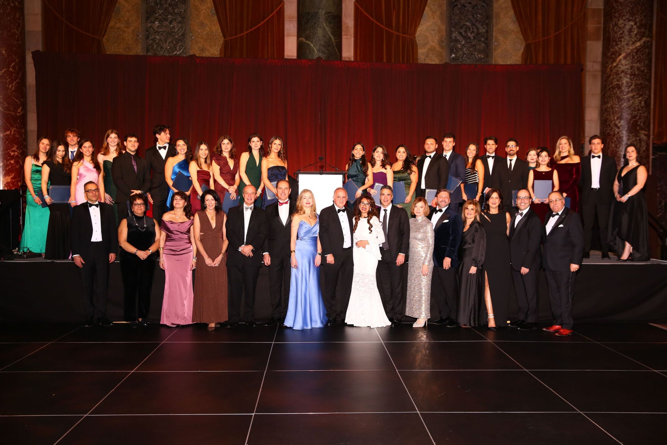 Recipients, board members, and benefactors of the 89th Annual Gala.