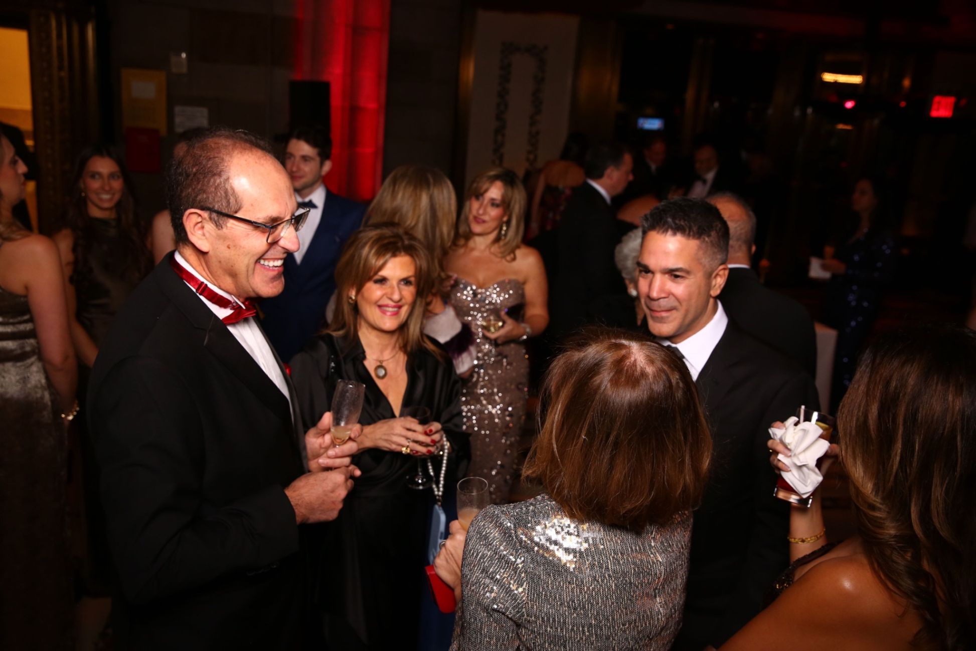 Honoree Dr. George Velmahos with HMS Scholarship Committee Chair Dr. Eleni Gouzoulis-Koutsos and HMS VP Dr. Nicholas Nissirios.