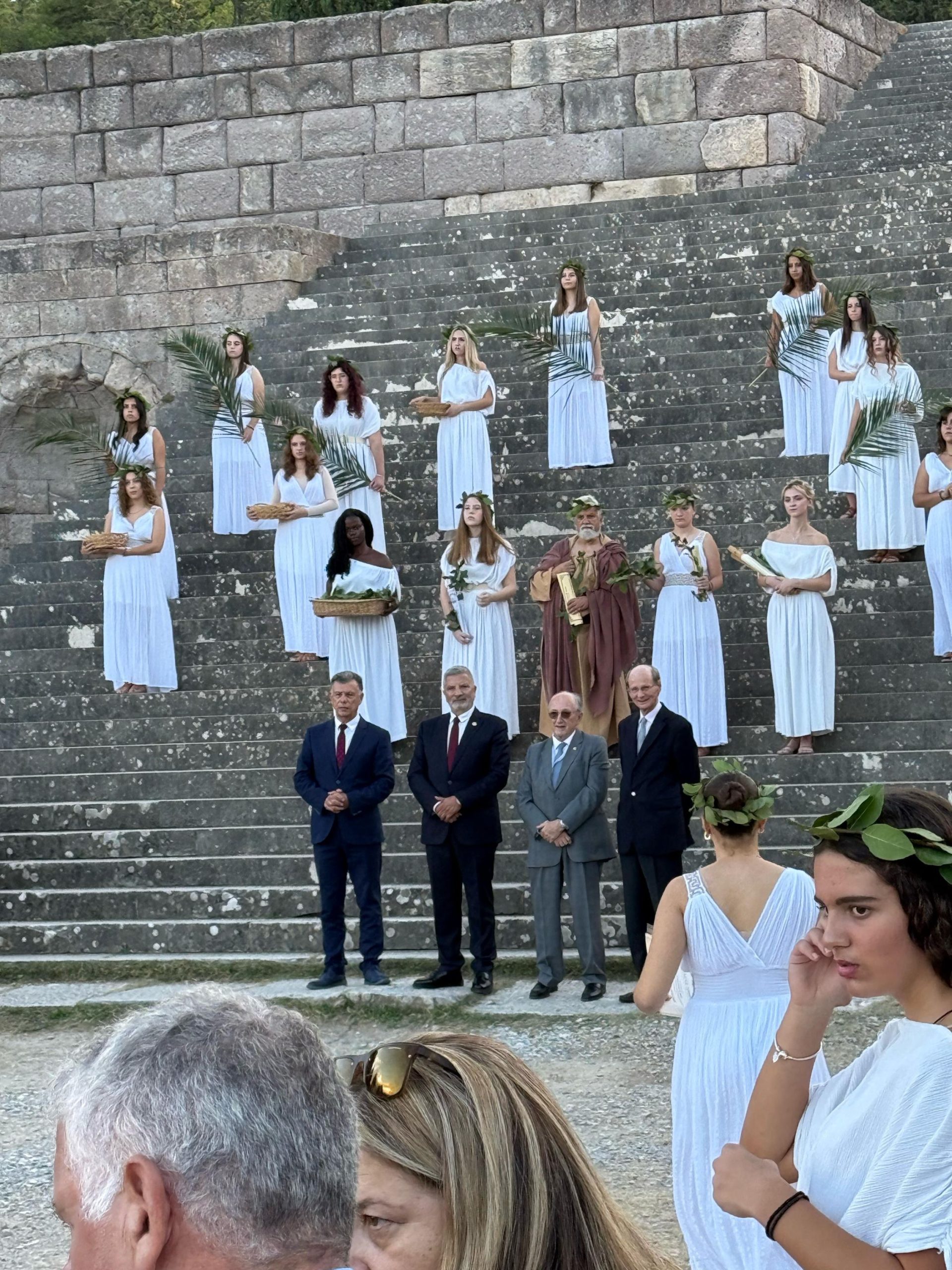 The Hippocratic Oath Ceremony at the ancient Asklepieion of Kos.