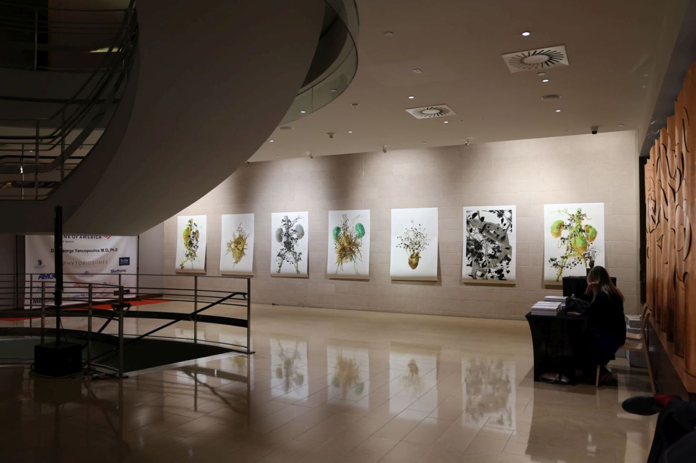 Art as a Healing Partner — Phytobiosomes by Costas Picadas on exhibit.