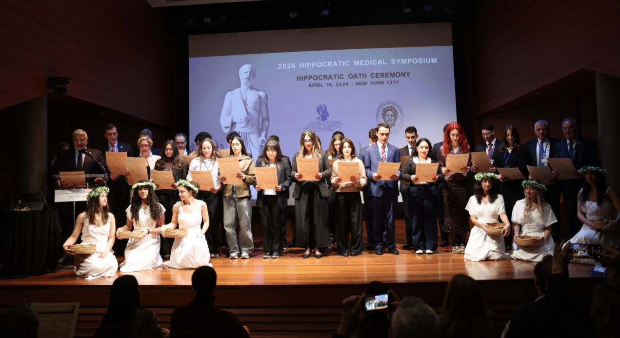 The Hippocratic Oath Ceremony at the inaugural Symposium, New York City.