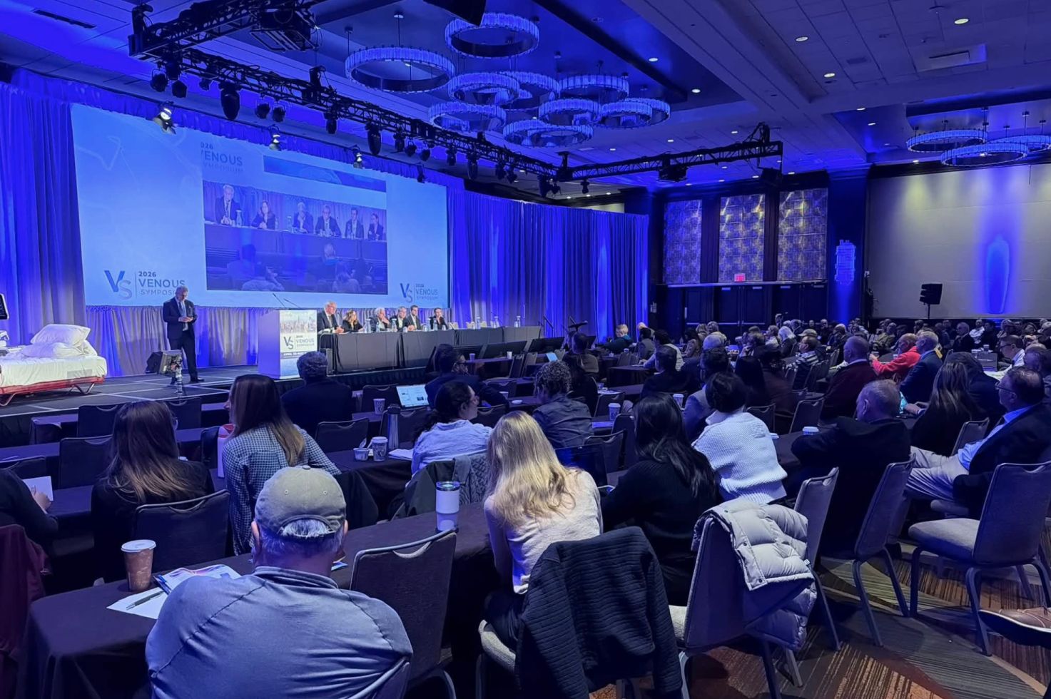 The Venous Symposium in New York City, founded and co-directed by HMS President Dr. Antonios Gasparis.