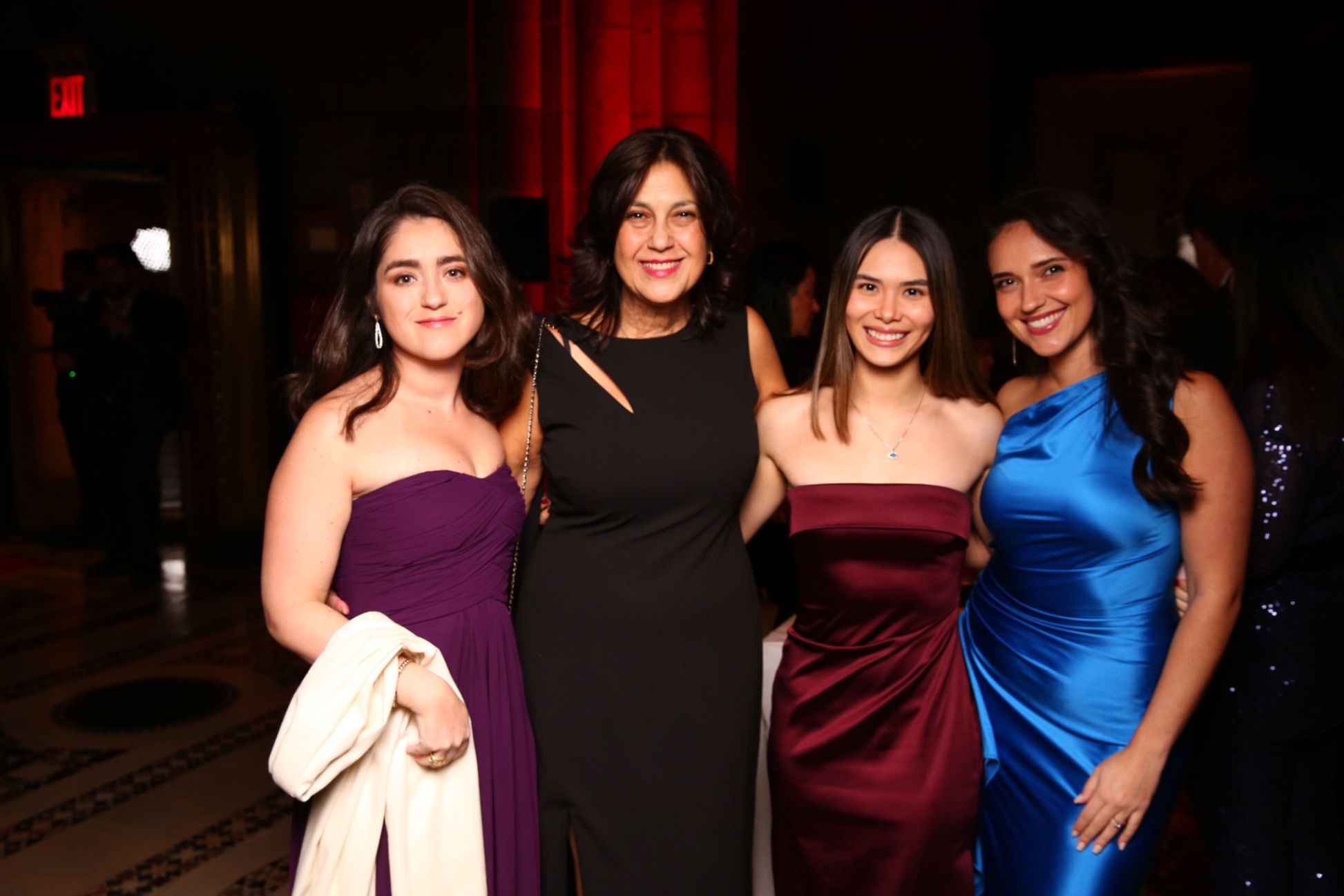HMS Board Member and Young Professionals Mentor Dr. Lorraine Chrisomalis with 2025 Scholarship Award recipients Ariana Mastrogiannis, Chrissy Chow and Christina Bogdani