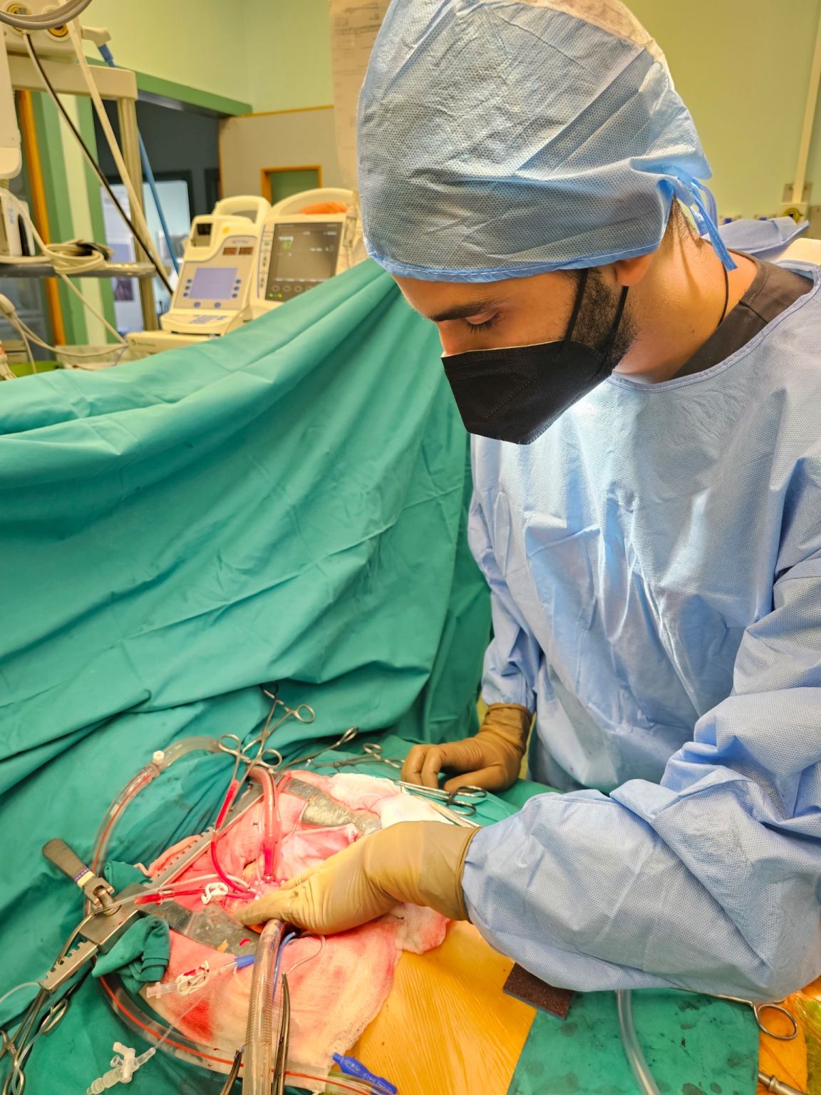 A Young Professional at work in the operating room.